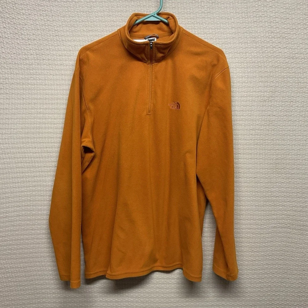 The North Face Shirt Mens Size Large Quarter Zip Fleece Outdoors TKA100